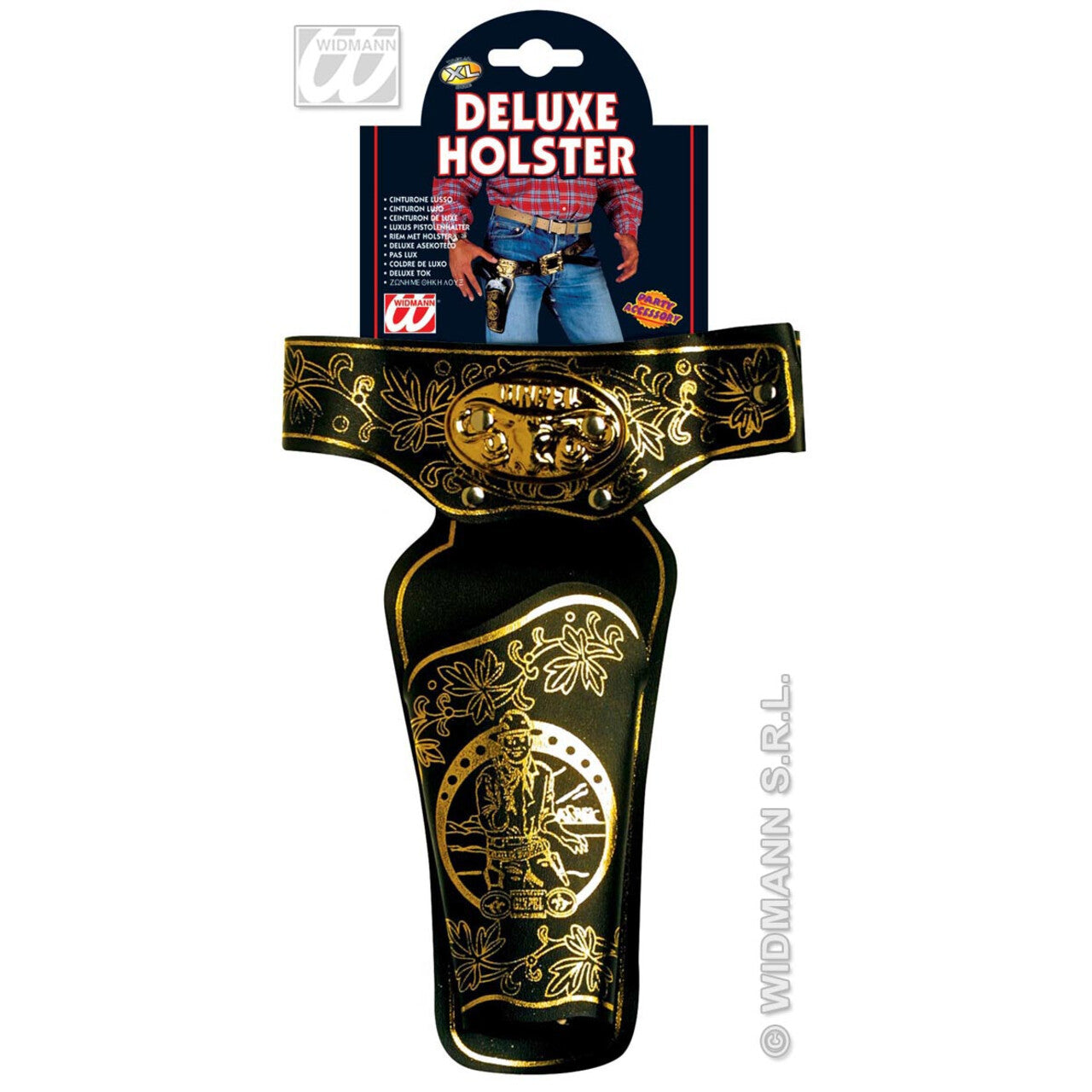 Op deze afbeelding zie je een Accessoires, van het merk Widmann. Luxe Holster Met Decoratie
