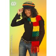 Op deze afbeelding zie je een Accessoires, van het merk Widmann. Sjaal Reggae / Rasta