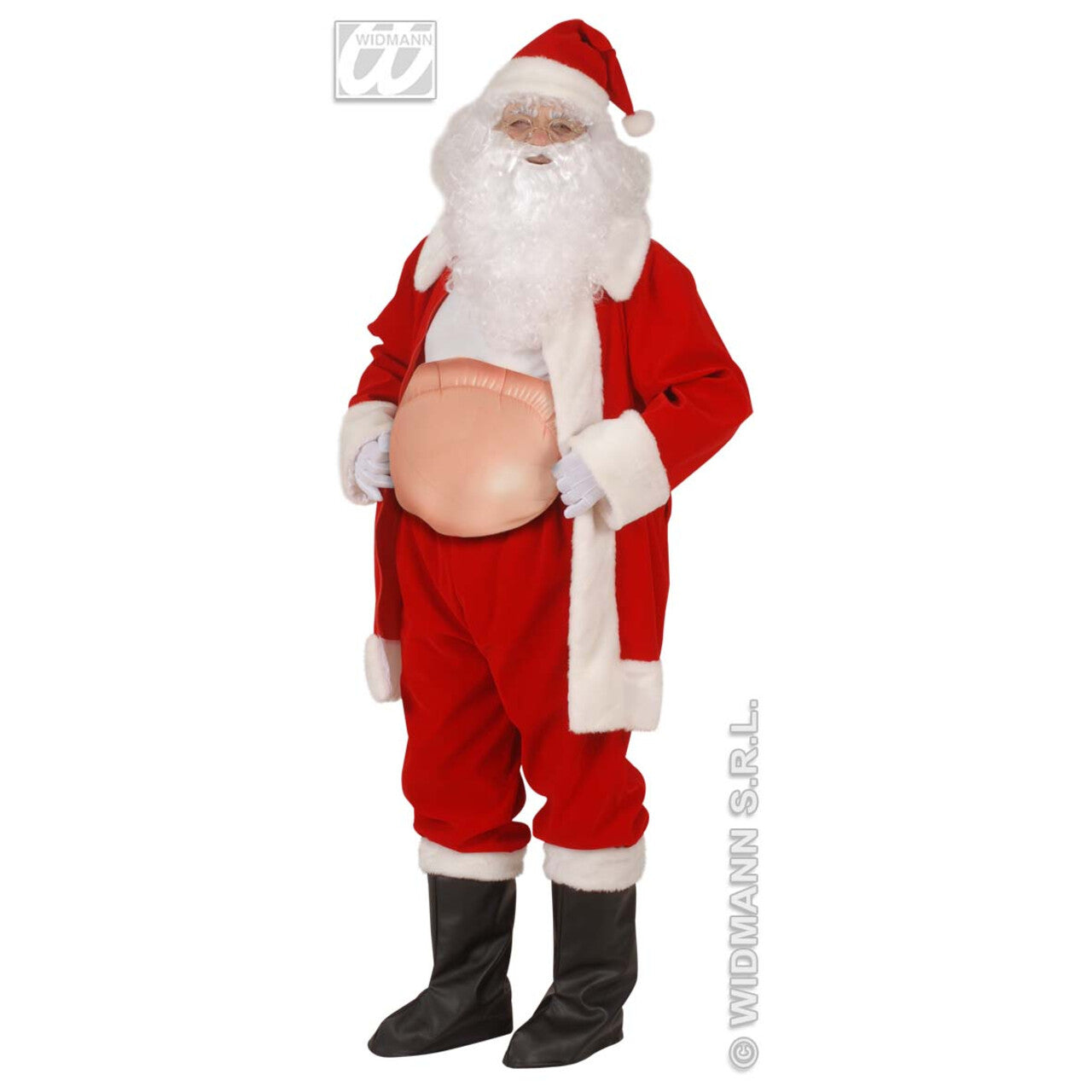 Op deze afbeelding zie je een Accessoires, van het merk Widmann. Opblaasbare Buik