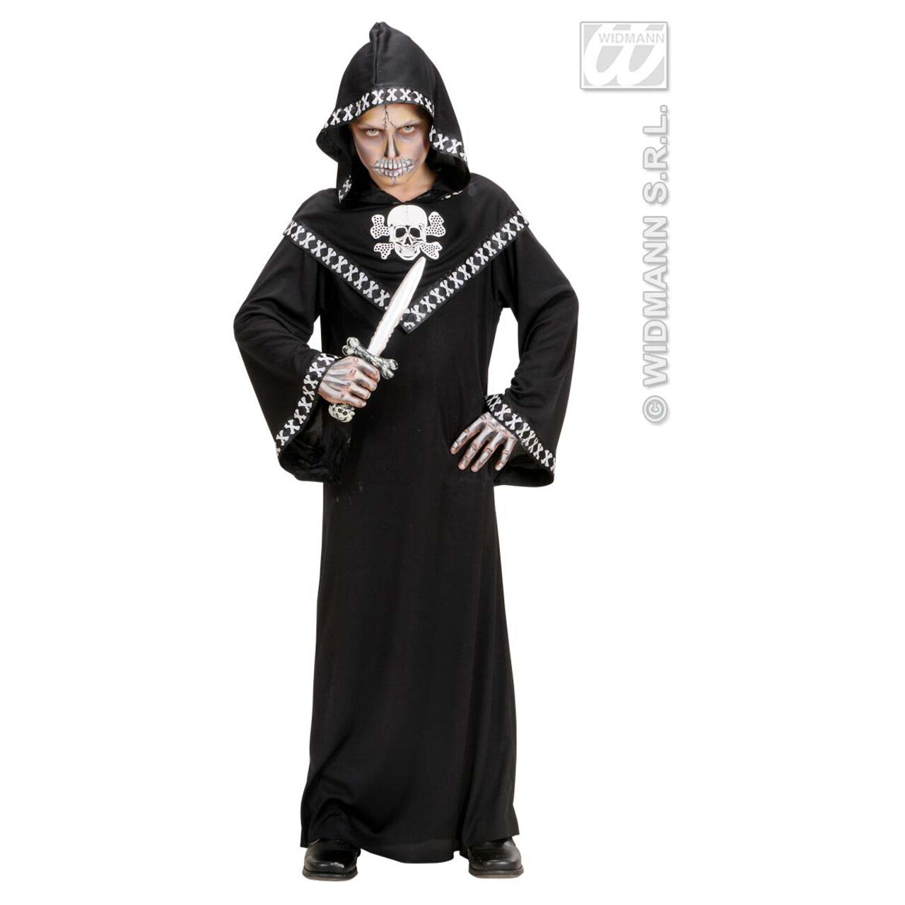 Op deze afbeelding zie je een Accessoires, van het merk Widmann. Degen Schedel 30 Centimeter