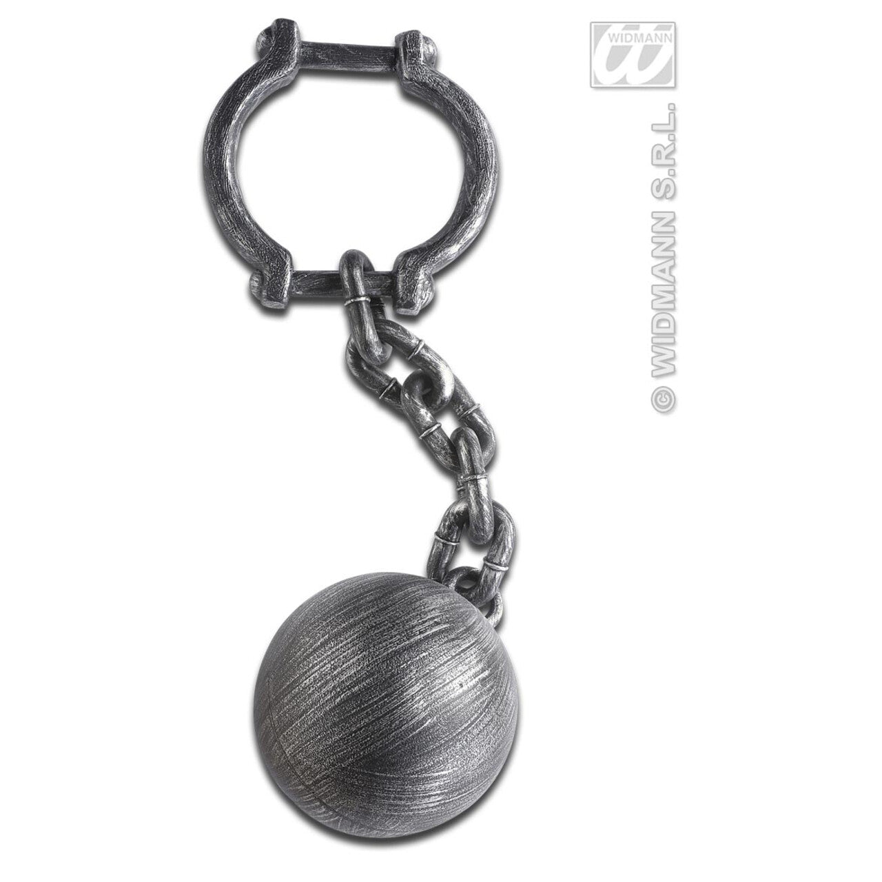 Op deze afbeelding zie je een Accessoires, van het merk Widmann. Bal Aan Ketting 54 Centimeter