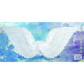 Ailes Plumes Blanches 86x31 Cm