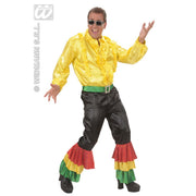 Op deze afbeelding zie je een Accessoires, van het merk Widmann. Zwarte Broek Met 3 Kleuren Pailletten Man