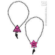 Op deze afbeelding zie je een Accessoires, van het merk Widmann. Ketting Met Fluitje Hen Party
