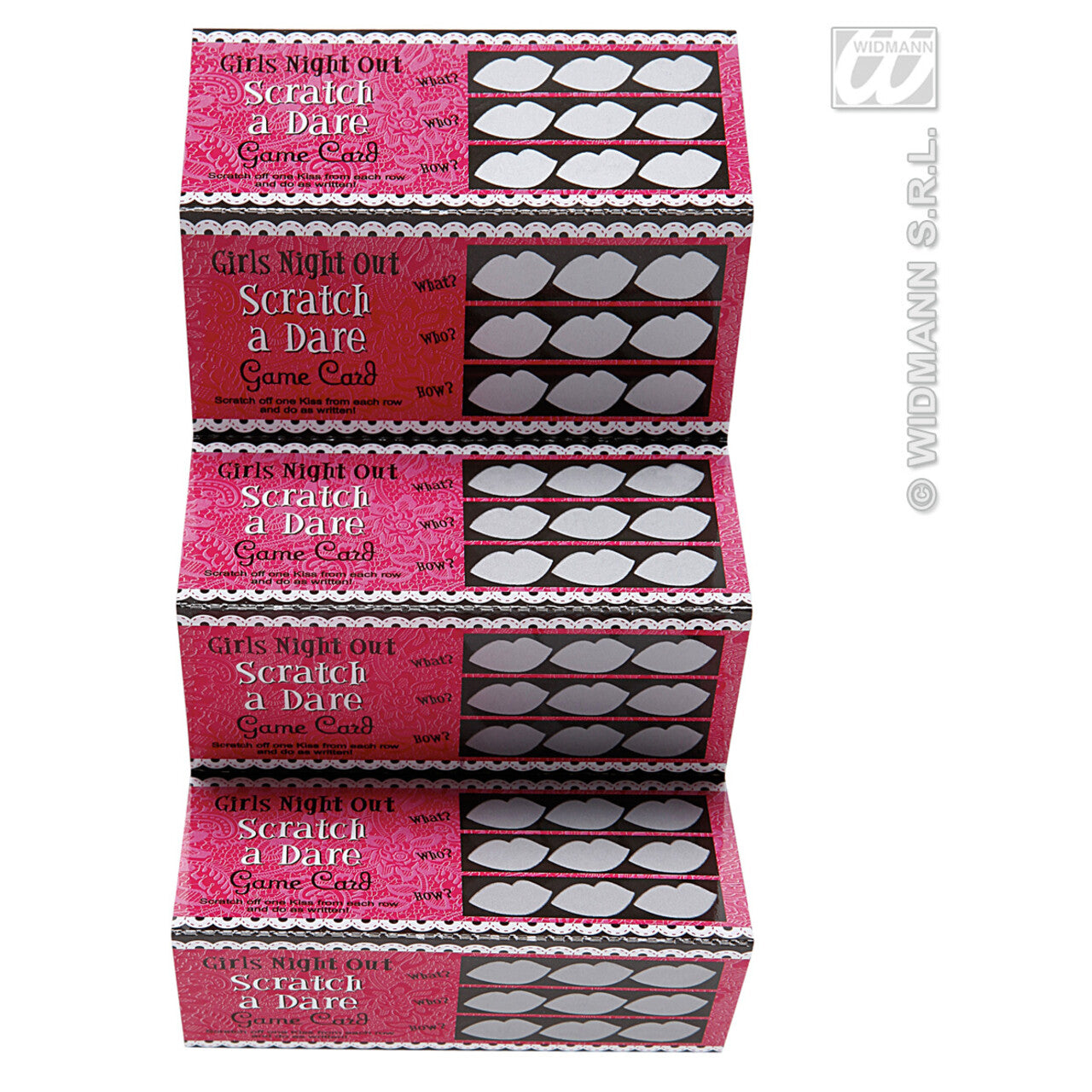 Op deze afbeelding zie je een Accessoires, van het merk Widmann. Set Van 6 Kraskaarten