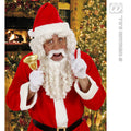 Perruque Bouclée Avec Barbe Moustache Et Sourcils Saint Nicolas Père Noël