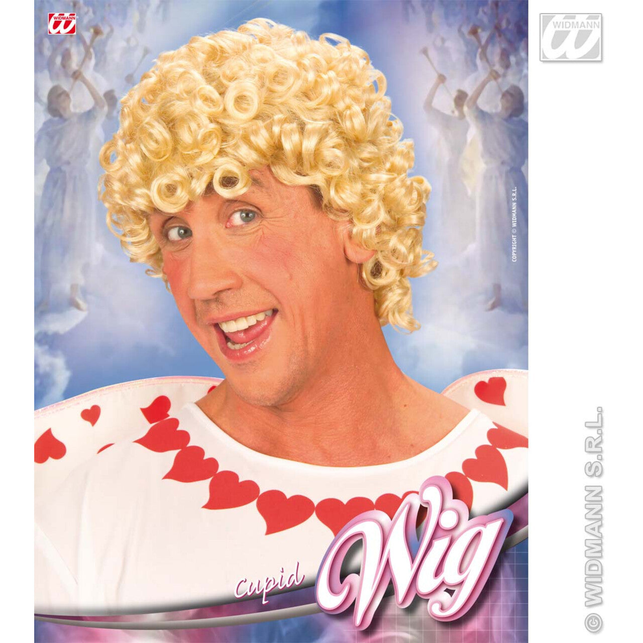 Op deze afbeelding zie je een Accessoires, van het merk Widmann. Pruik, Cupido