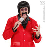 Perruque Stars Des Années 60 Noire Avec Moustache Et Lunettes