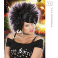 Perücke, Rockprinzessin Schwarz / Lila
