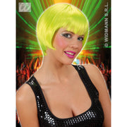 Op deze afbeelding zie je een Accessoires, van het merk Widmann. Pruik, Rave Neon Groen