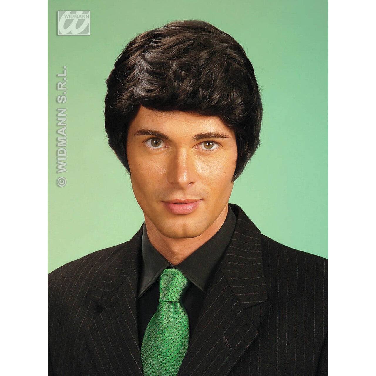 Op deze afbeelding zie je een Accessoires, van het merk Widmann. Pruik, Rick Zwart