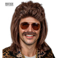 Perruque Rétro Avec Moustache