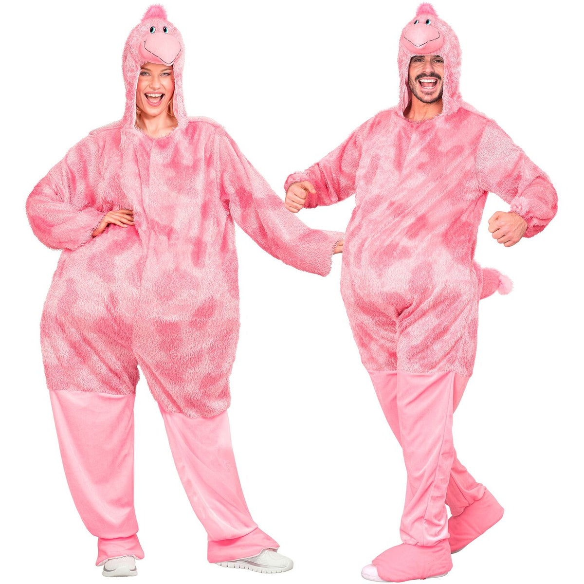 Op deze afbeelding zie je een Kostuums, van het merk Widmann. Funny Flamingo Kostuum