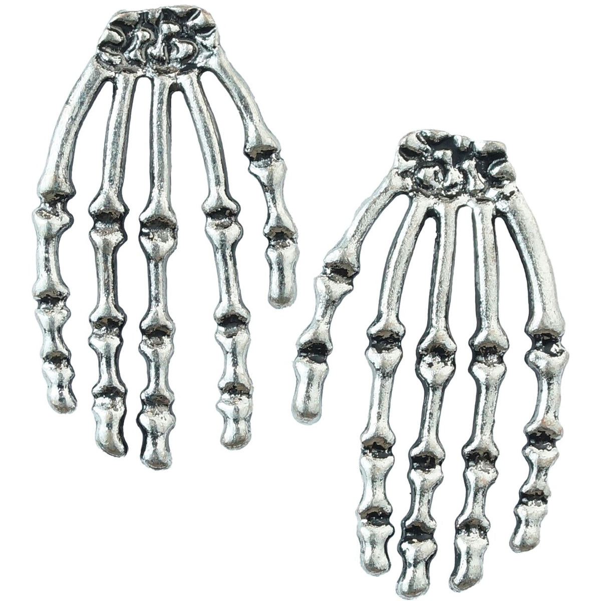 Op deze afbeelding zie je een Accessoires, van het merk Widmann. Grafhandjes Oorbellen