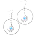 Boucles Doreilles Lune Mystique