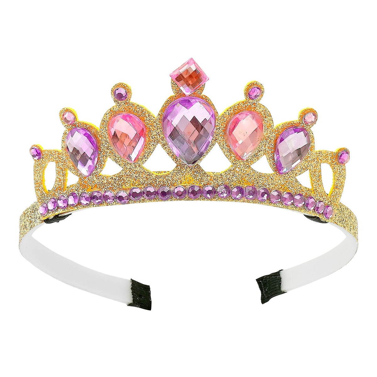 Op deze afbeelding zie je een Accessoires, van het merk Widmann. Diamond Prinsessen Tiara