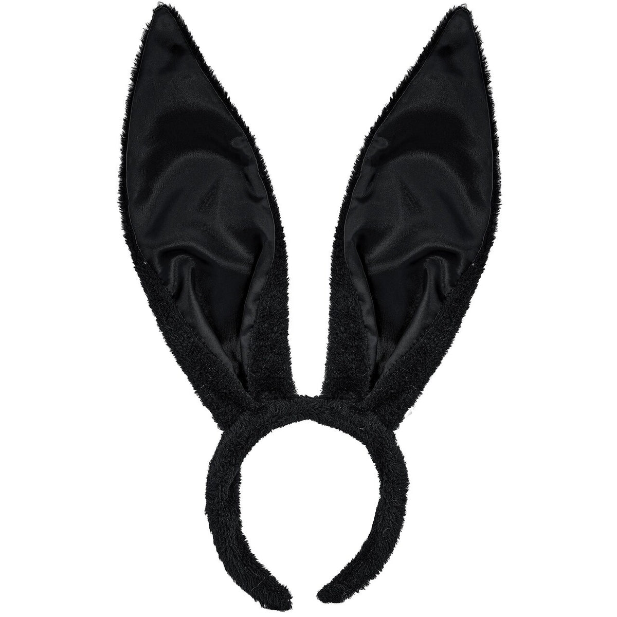 Op deze afbeelding zie je een Accessoires, van het merk Widmann. Buigbare Bunny Oren Zwart
