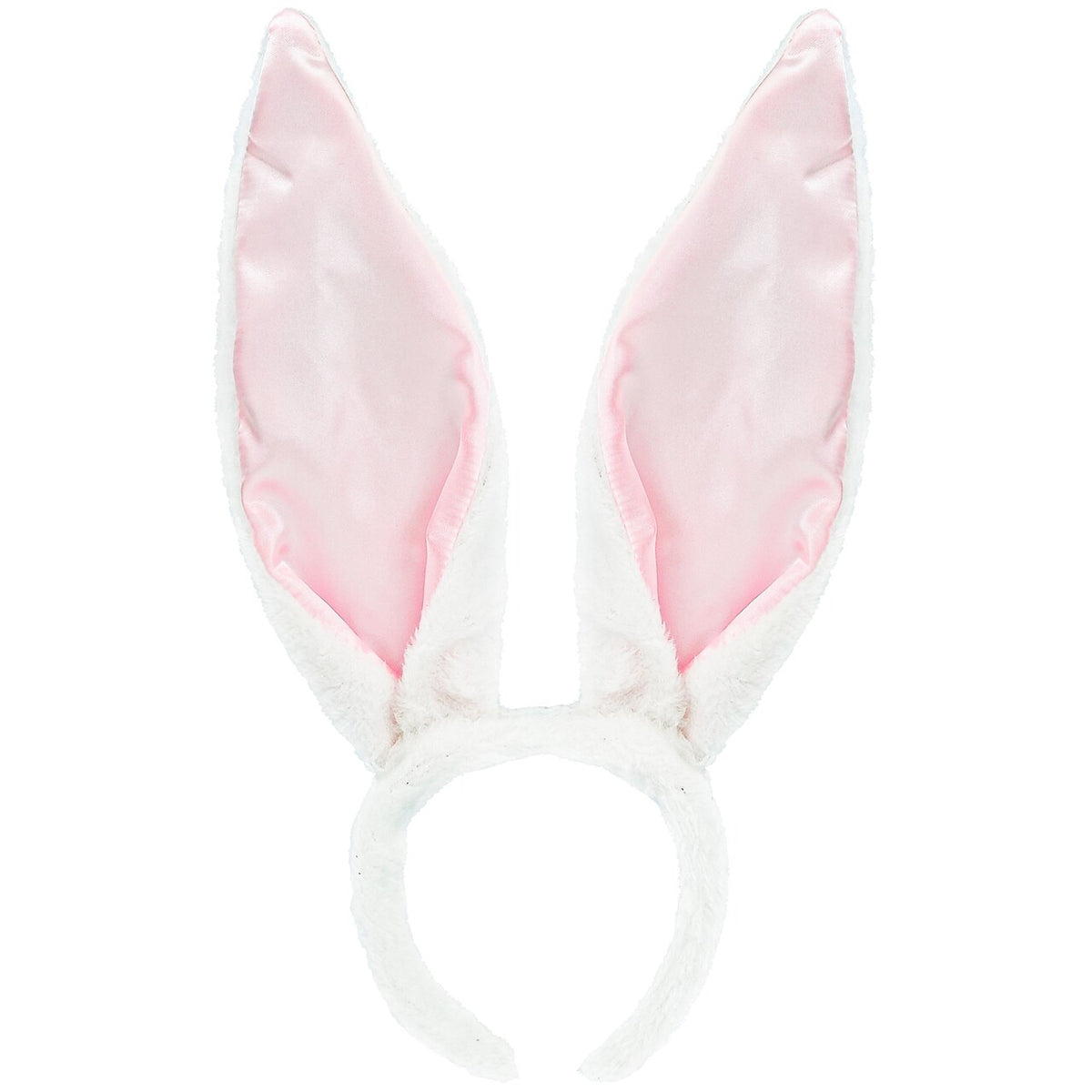 Op deze afbeelding zie je een Accessoires, van het merk Widmann. Buigbare Bunny Oren Wit