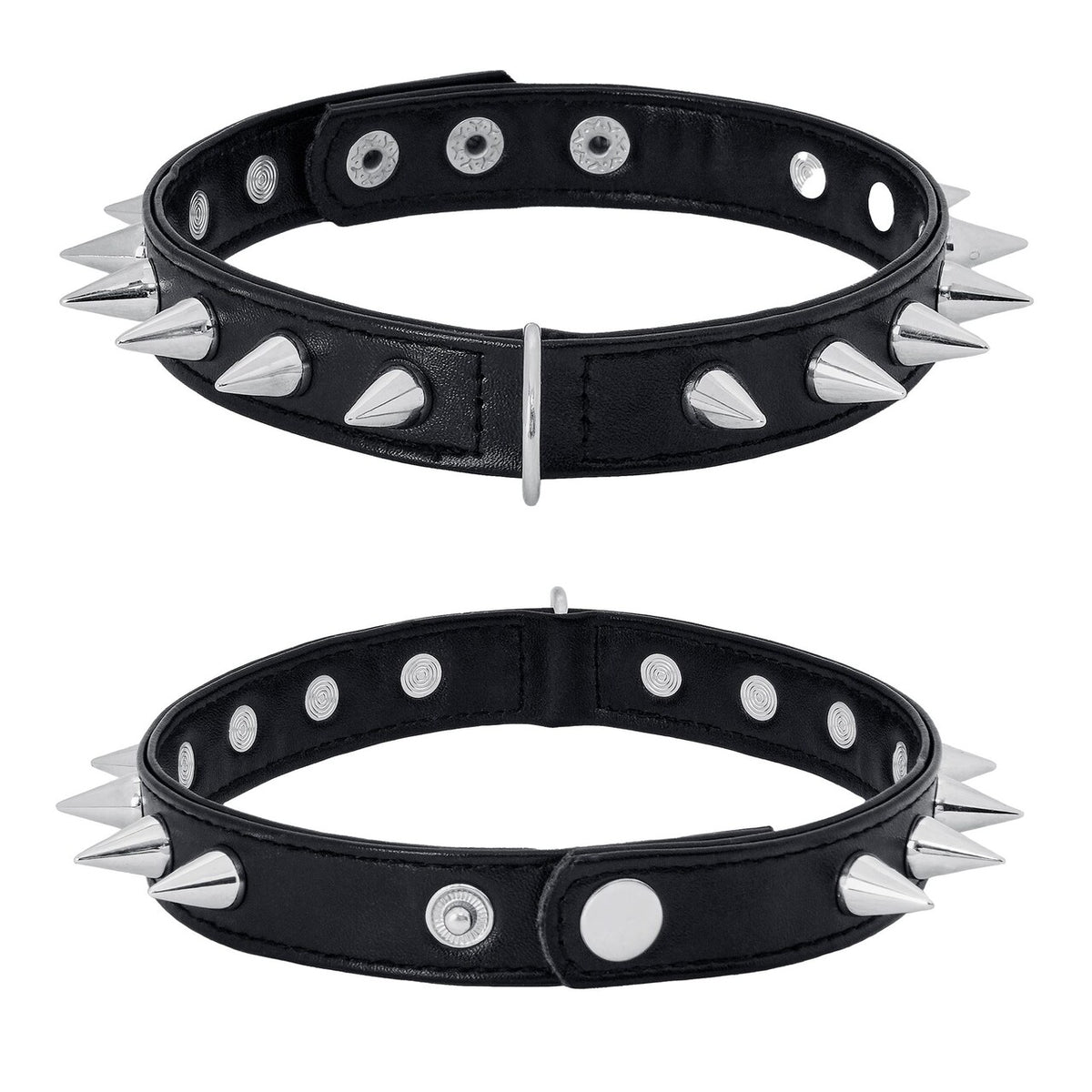 Op deze afbeelding zie je een Accessoires, van het merk Widmann. Spiked Choker