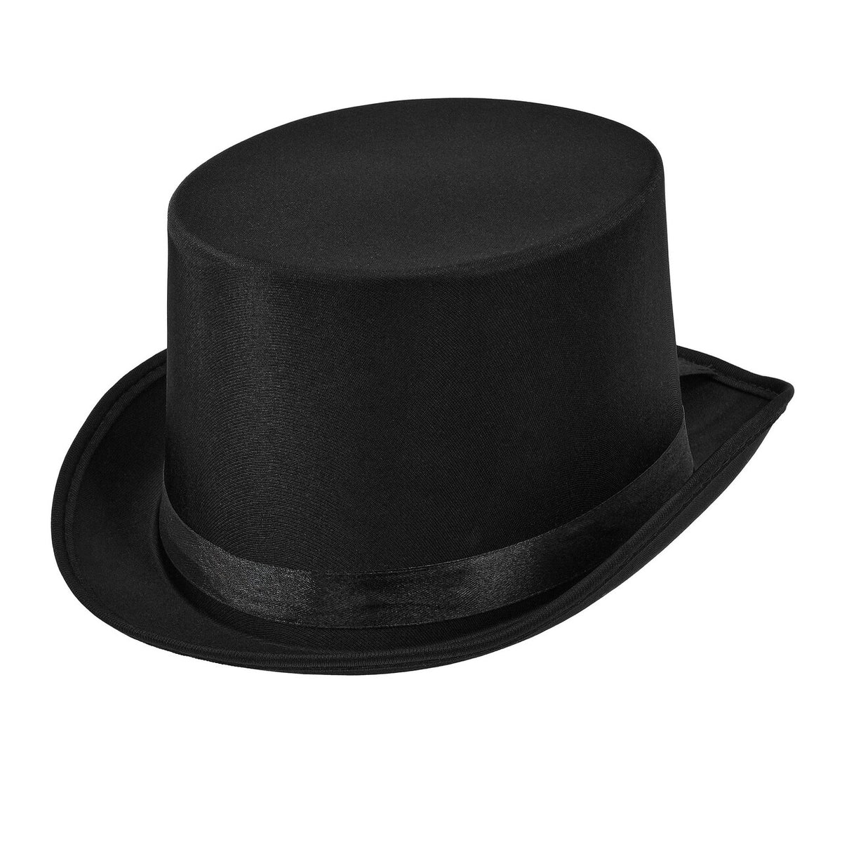 Op deze afbeelding zie je een Accessoires, van het merk Widmann. Nette Zwarte Hoed Satijn