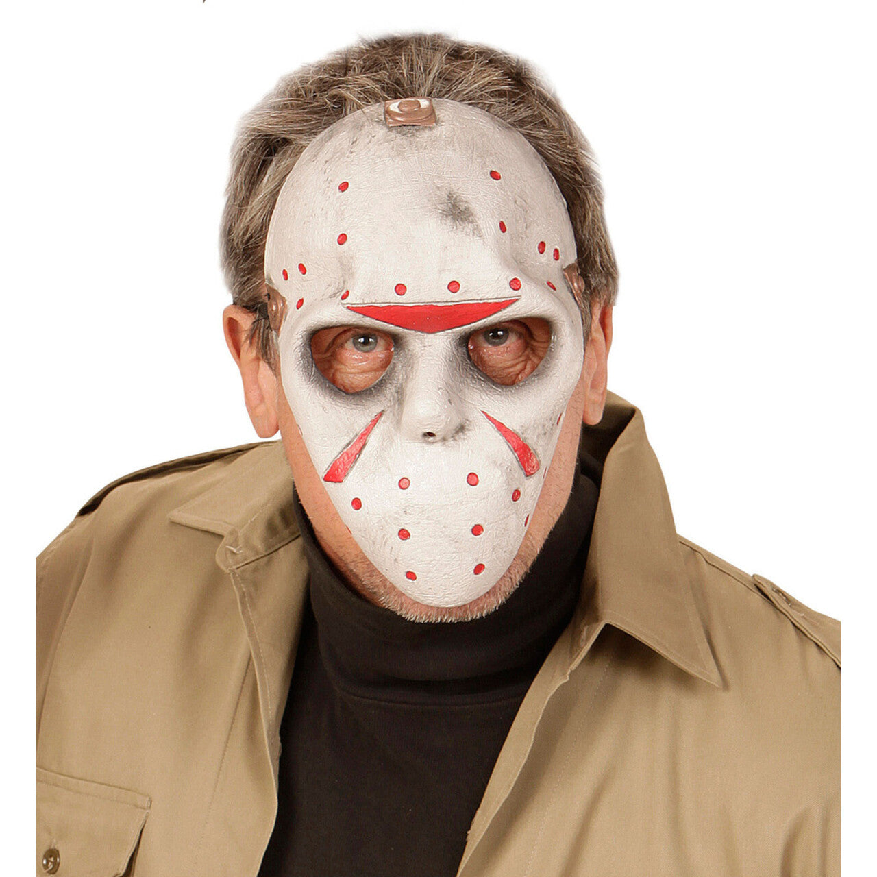Op deze afbeelding zie je een Accessoires, van het merk Widmann. Hockeymasker Horror Scary Man