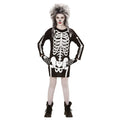 Robe Courte Squelette Enfant Costume
