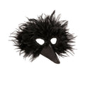 Schwarze Feder-Schnabelmaske