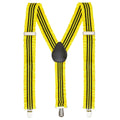 Bretelles Bateau à Roue Jaunes à Plis