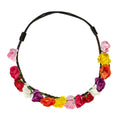 Couronne De Fleurs Hippie Hawaïenne Colorée