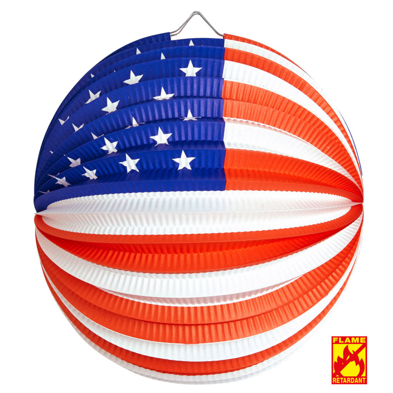 Op deze afbeelding zie je een Decoratie, van het merk Widmann. Feestelijke Papieren Bal USA