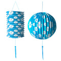 Kit De Décoration Festive Bleu Et Blanc