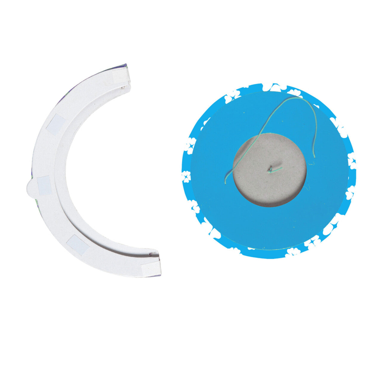 Op deze afbeelding zie je een Decoratie, van het merk Widmann. Feestelijke Decoratie Set Blauw / Wit