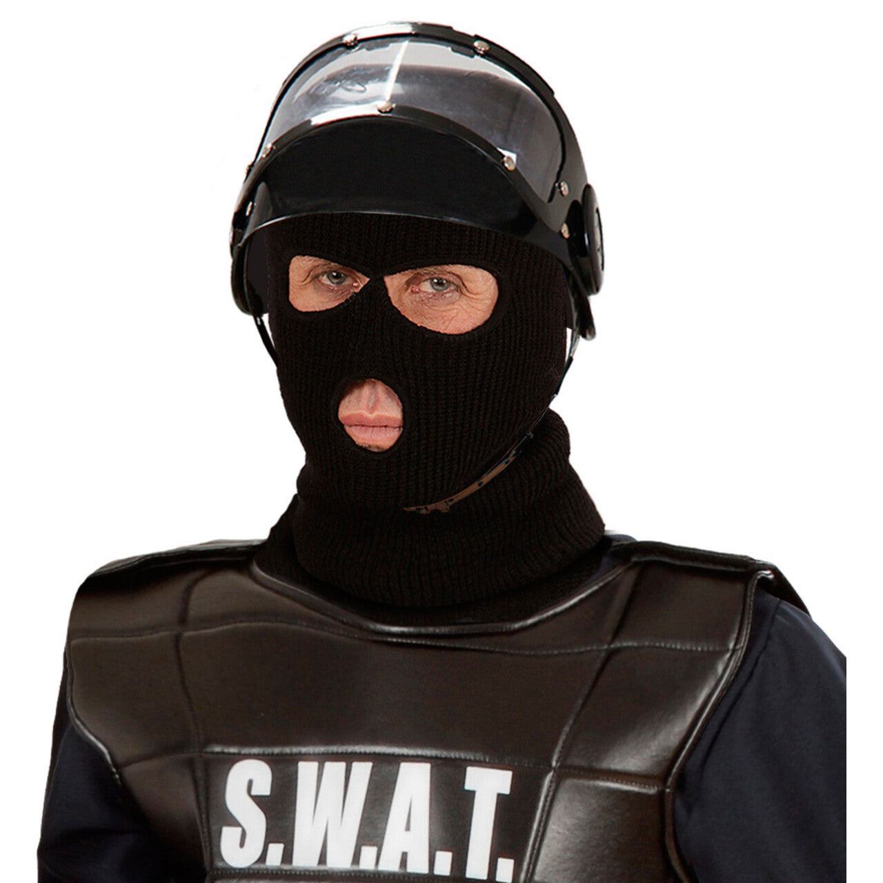Op deze afbeelding zie je een Accessoires, van het merk Widmann. Overvaller Masker Balaclava