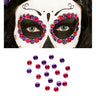 Opplak Set Van 40 Oog Edelstenen, Paars / Roze