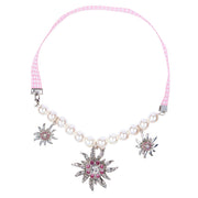 Op deze afbeelding zie je een Accessoires, van het merk Widmann. Duitse Oktoberfest Edelweiss Parel Ketting