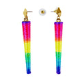 Rock Chick Neon-Kegel-Ohrringe
