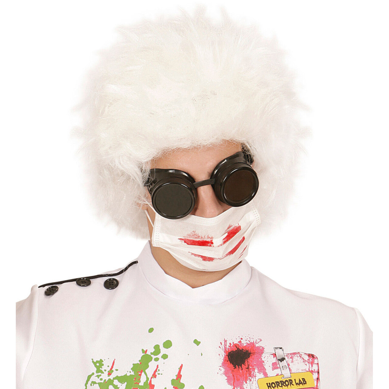 Op deze afbeelding zie je een Accessoires, van het merk Widmann. Chirurg Mondmasker Met Bloed