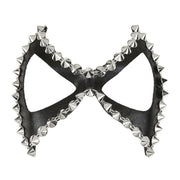 Op deze afbeelding zie je een Accessoires, van het merk Widmann. Mistress Oogmasker Zwart Sm Met Nagels