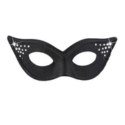 Op deze afbeelding zie je een Accessoires, van het merk Widmann. Hot Cat Oogmasker Kat Glamour Met Strass, Zwart