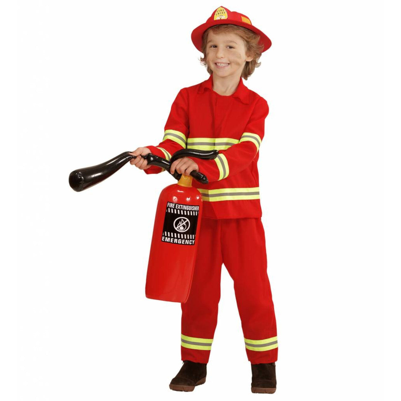 Op deze afbeelding zie je een Kostuums, van het merk Widmann. Brandweerman Kostuum