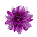 Pince à Cheveux Tropicale Fleur Avec Paillettes Violette