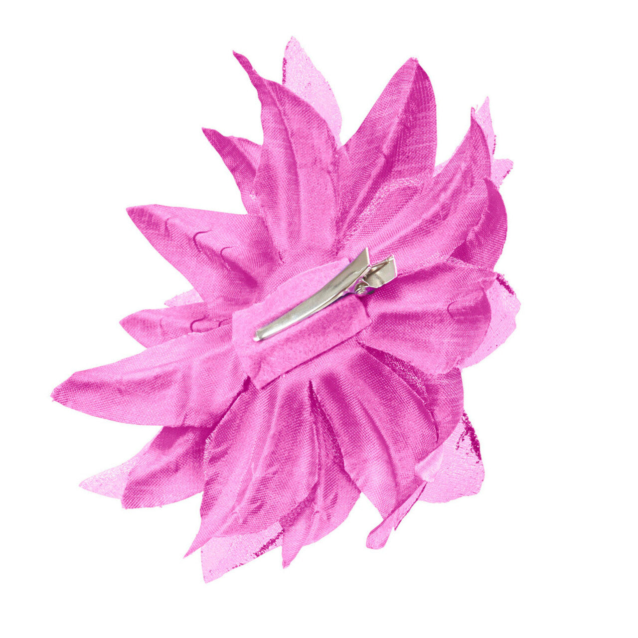 Op deze afbeelding zie je een Accessoires, van het merk Widmann. Tropische Haarclip Bloem Met Glitter, Lichtpaars