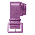 Glamour Riem Glitter 120 Centimeter, Paars