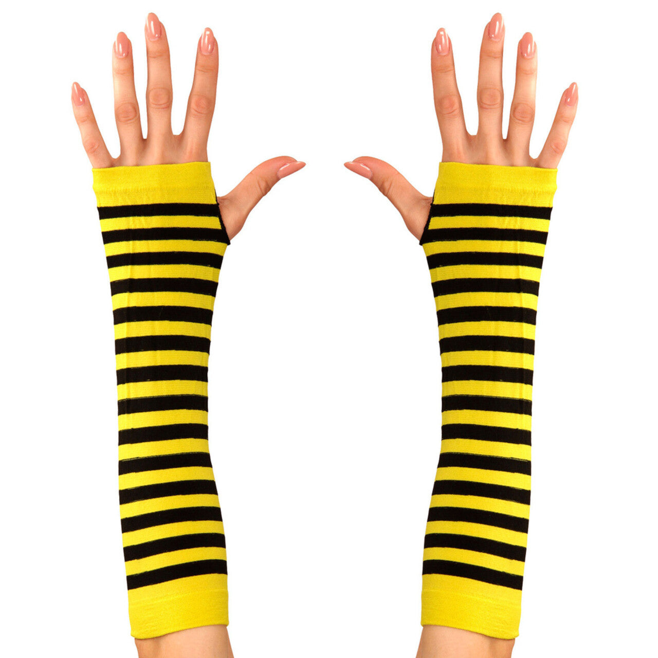 Op deze afbeelding zie je een Accessoires, van het merk Widmann. Bijpassende Vingerloze Handschoen Bij