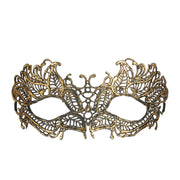 Op deze afbeelding zie je een Accessoires, van het merk Widmann. Fantasia Oogmasker Kant, Antiek Goud