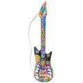 Hippie Aufblasbare Groovy-Gitarre 105 Cm