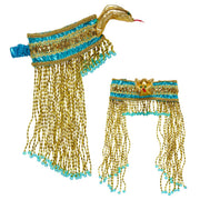 Op deze afbeelding zie je een Accessoires, van het merk Widmann. Cleopatra Bepareld Egyptisch Hoofdstuk