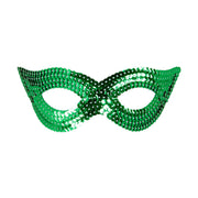 Op deze afbeelding zie je een Accessoires, van het merk Widmann. Erotica Oogmasker Pailletten, Groen