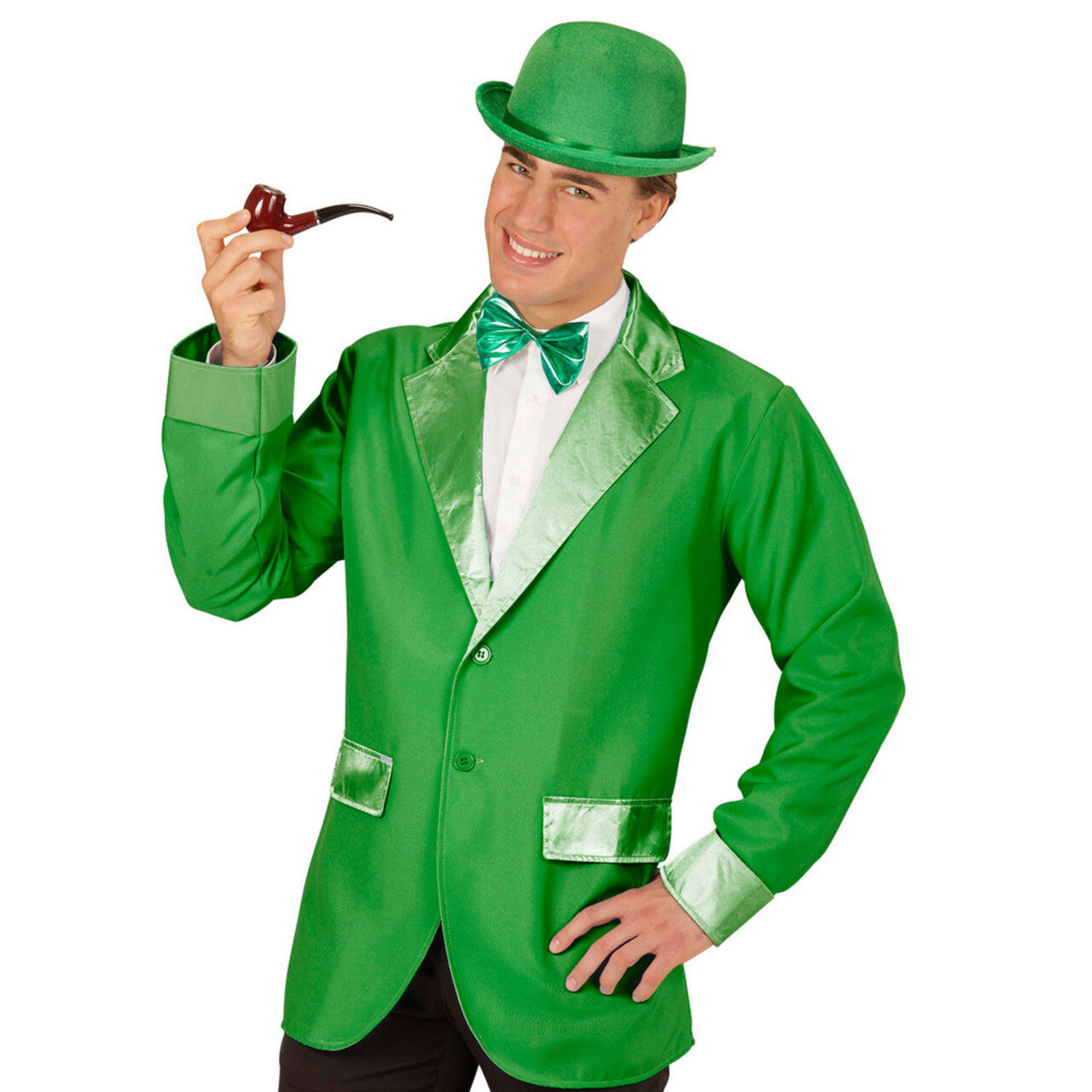 Op deze afbeelding zie je een Accessoires, van het merk Widmann. Ierse Bolhoed St.patrick
