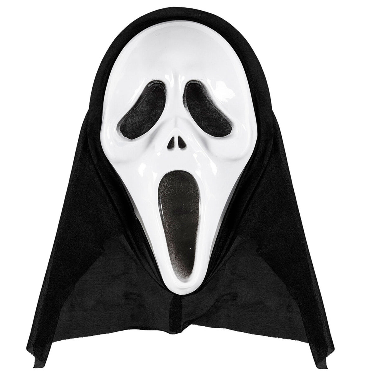 Op deze afbeelding zie je een Accessoires, van het merk Widmann. Ghost Makser Met Kap Schreeuwende Geest